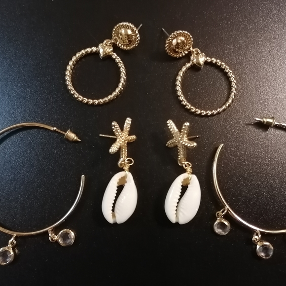 Set of 3 pairs of earrings - Picture 5 of 6